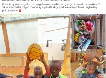 Dla świata - nasze piłki dotarły do dzieci z Afryki