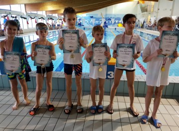 Powiększ obraz: Międzyszkolne Mistrzostwa Poznania klas I i III w pływaniu 
